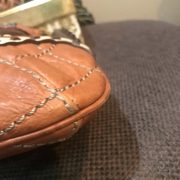 Juicy Couture vintage quilted cowhide leather bag - Picture 9 of 15